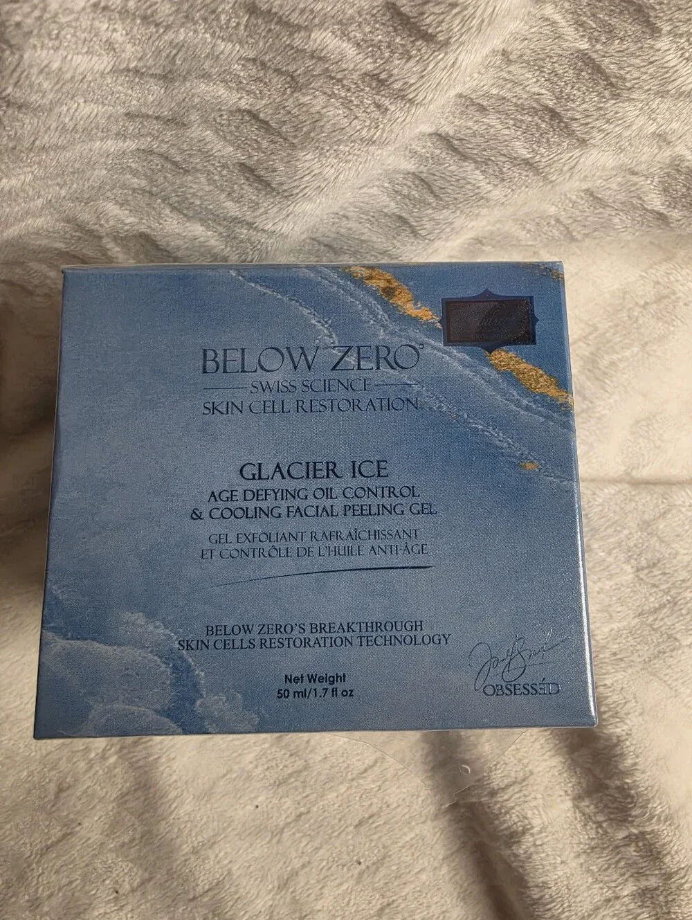 Below Zero Swiss Science Glacier‎ Ice Age Defying Cooling Cream $1000 Sealed